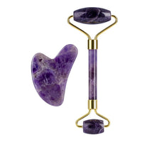 Rouleau d'Amethyste et Gua Sha